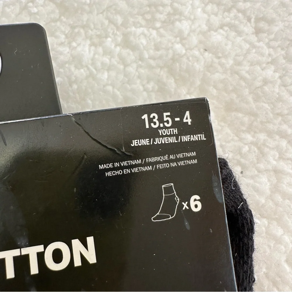 Youth Under Armour Black Socks